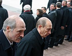 Александр Лукашенко ясно дал понять, какие вопросы в отношениях Белоруссии и России стоят и какие не стоят. Загружается с сайта Ъ