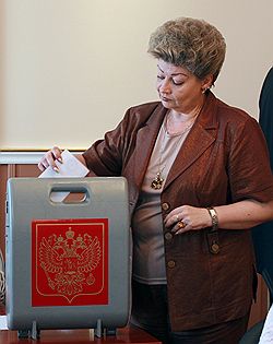 Председатель избирательной комиссии Пермского края Татьяна Бородина. Загружается с сайта Ъ