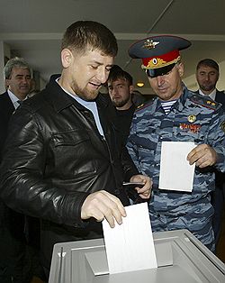 Рамзан Кадыров уверен в активности своих избирателей. Загружается с сайта Ъ