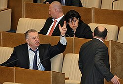 Владимир Жириновский предупредил «Единую Россию» о ждущих ее проблемах. Загружается с сайта Ъ