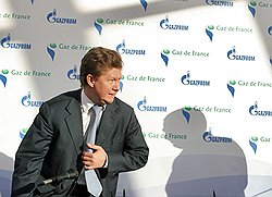  GdF Suez подтвердила желание влиться в «Северный поток», но предъявила главе «Газпрома» Алексею Миллеру особые условия. Фото: Илья Питалев/Коммерсантъ. Загружается с сайта Ъ