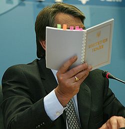 Президент Украины Виктор Ющенко. Загружается с сайта Ъ