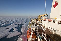 Канада и США отстаивают свое право на Арктику при поддержке ледокола. Загружается с сайта Ъ